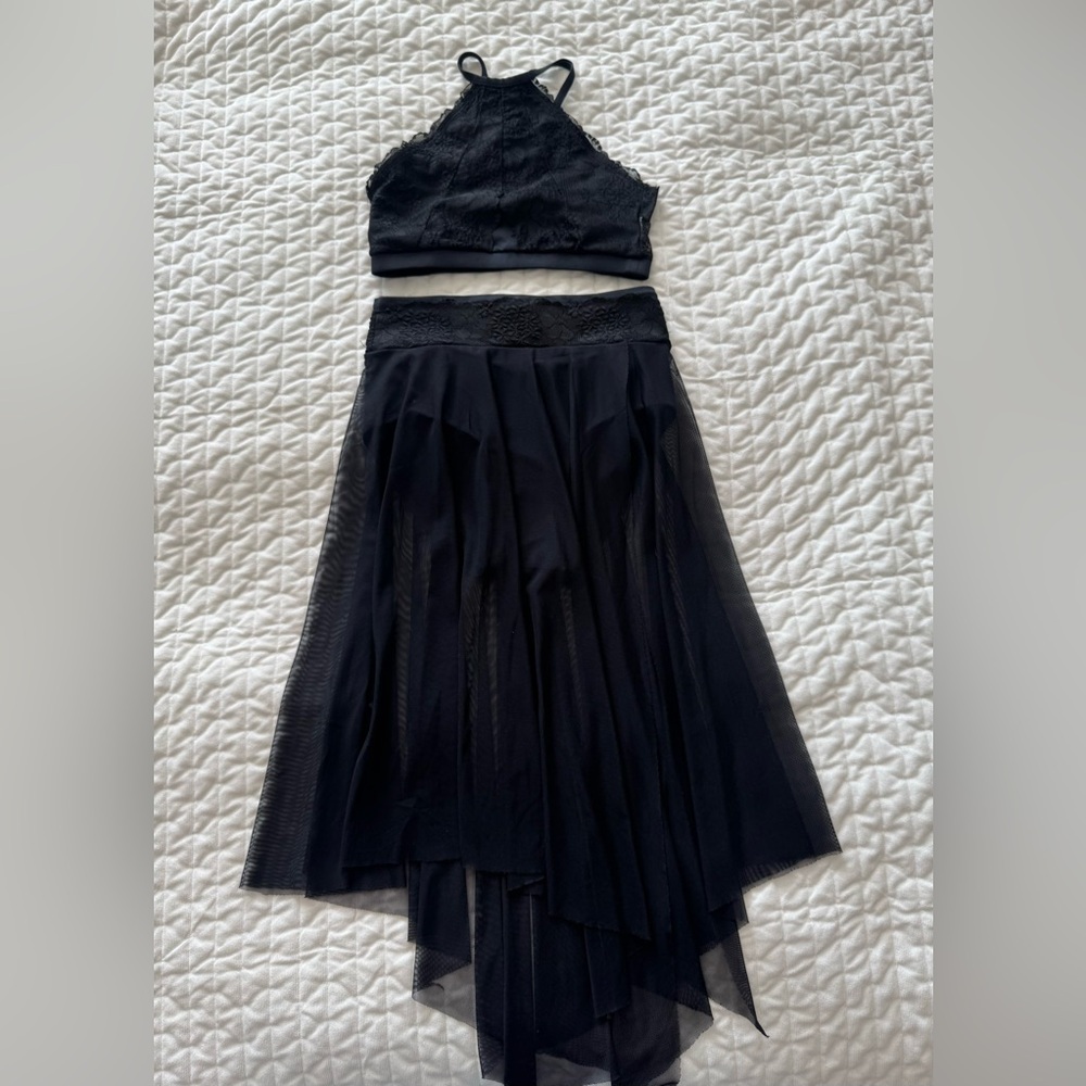 Two-piece Competition Dance Set